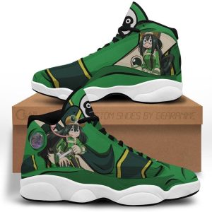 Bnha Tsuyu Asui Anime My Hero Academia Air Jordan 13 Shoes My Hero Academia Air Jordan 13 Shoes