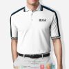 Boss Hugo White Navy Polo Shirt Hugo Boss Polo Shirts