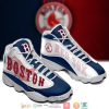 Boston Red Sox Football Mlb Big Logo Air Jordan 13 Sneaker Shoes Boston Red Sox Air Jordan 13 Shoes