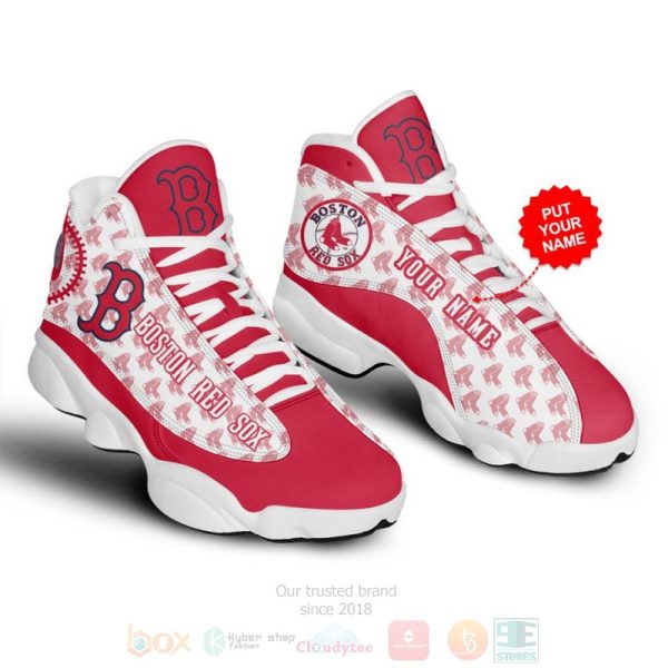 Boston Red Sox Mlb Custom Name Air Jordan 13 Shoes Boston Red Sox Air Jordan 13 Shoes