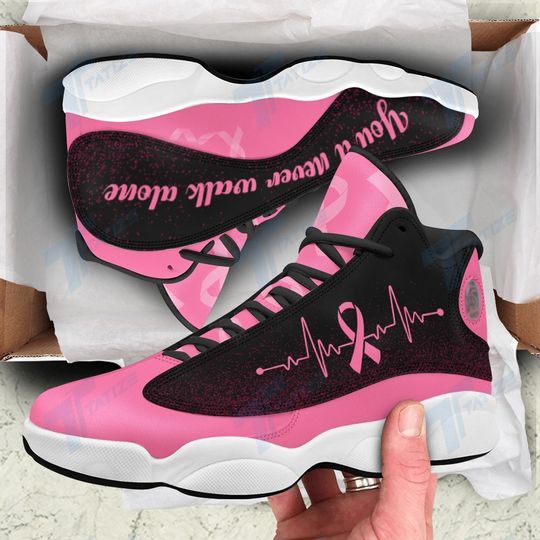 Breast Cancer Youll Never Walk Alone Air Jordan 13 Sneaker