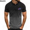 Buffalo Bills Men Gradient Polo Shirt Buffalo Bills Polo Shirts