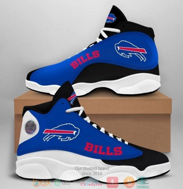 Buffalo Bills Nfl Big Logo Football Team 5 Air Jordan 13 Sneaker Shoes Buffalo Bills Air Jordan 13 Shoes
