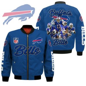 Buffalo Bills Players Nfl Bomber Jacket Buffalo Bills Bomber Jacket