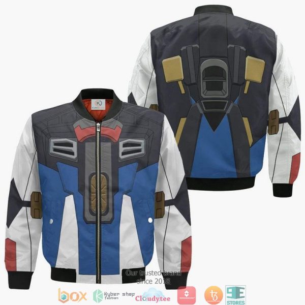 Burning Gundam Mobile Fighter G Gundam Anime 3D Bomber Jacket Mobile Suit Gundam Bomber Jacket
