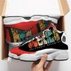 California Dreaming Vintage All Over Printed Air Jordan 13 Sneakers California Air Jordan 13 Shoes