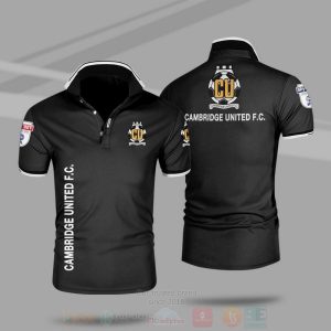 Cambridge United Fc Premium Polo Shirt Football Clubs Polo Shirts