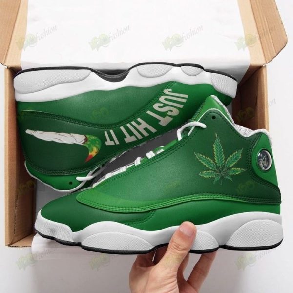 Cannabis Just Hit It Air Jordan 13 Shoes Sneaker Cannabis Air Jordan 13 Shoes