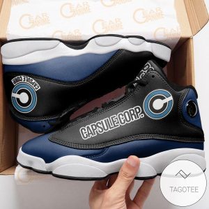 Capsule Corp Sneakers Custom Anime Dragon Ball Air Jordan 13 Shoes Dragon Ball Air Jordan 13 Shoes