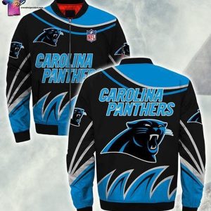 Carolina Panthers All Over Printed Bomber Jacket Carolina Panthers Bomber Jacket