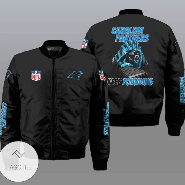 Carolina Panthers Bomber Jacket Carolina Panthers Bomber Jacket