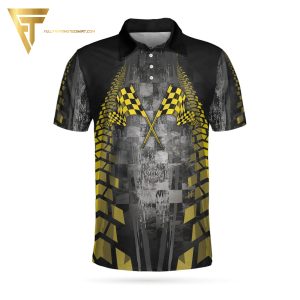 Catch You At The End Racing Full Printing Polo Shirt Racing Car Polo Shirts