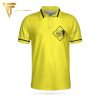 Caution Beware Of Flying Discs Full Printing Polo Shirt