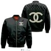 Chanel 3D All Over Print Bomber Jacket