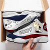 Charlie Brown And Snoopy And Woodstock Cartoon Air Jordan 13 Shoes Snoopy Air Jordan 13 Shoes