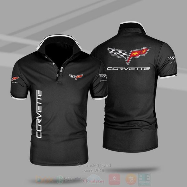 Chevrolet Corvette Premium Polo Shirt 2 Chevrolet Polo Shirts