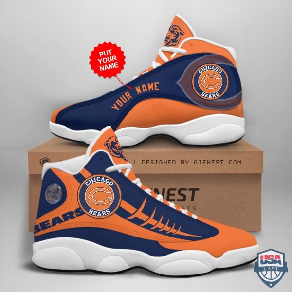 Chicago Bears Air Jordan 13 Custom Name Personalized Shoes Chicago Bears Air Jordan 13 Shoes