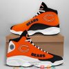 Chicago Bears Nfl Big Logo Football Team Air Jordan 13 Sneaker Shoes Chicago Bears Air Jordan 13 Shoes