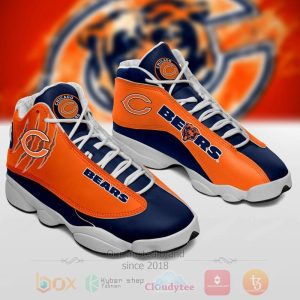 Chicago Bears Nfl Blue Orange Air Jordan 13 Shoes Chicago Bears Air Jordan 13 Shoes