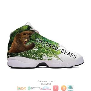 Chicago Bears Nfl Nature Bear Air Jordan 13 Sneaker Shoes Chicago Bears Air Jordan 13 Shoes