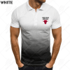 Chicago Bulls Men Gradient Polo Shirt Chicago Bulls Polo Shirts