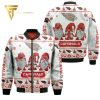 Christmas Gnomes Arizona Cardinals Full Printing Bomber Jacket Arizona Cardinals Bomber Jacket