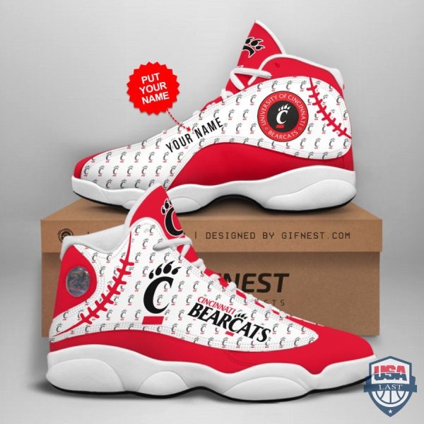 Cincinnati Bearcats Air Jordan 13 Custom Name Personalized Shoes Cincinnati Bearcats Air Jordan 13 Shoes