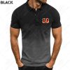 Cincinnati Bengals Men Gradient Polo Shirt Cincinnati Bengals Polo Shirts