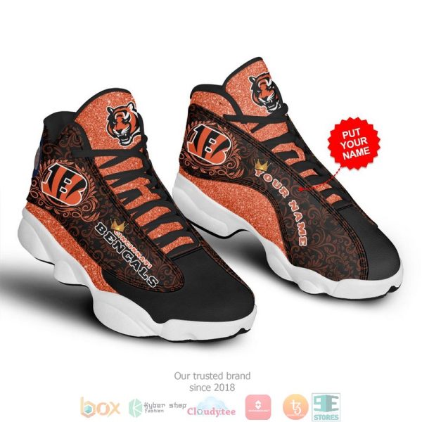 Cincinnati Bengals Nfl 6 Football Air Jordan 13 Sneaker Shoes Cincinnati Bengals Air Jordan 13 Shoes