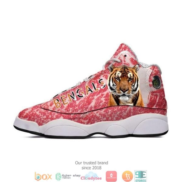 Cincinnati Bengals Nfl Colorful Air Jordan 13 Sneaker Shoes Cincinnati Bengals Air Jordan 13 Shoes