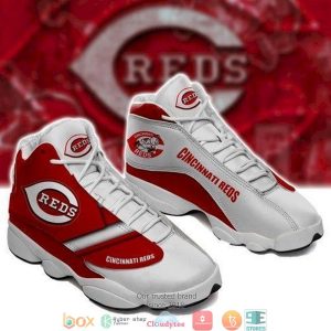 Cincinnati Reds Football Team Mlb Air Jordan 13 Sneaker Shoes Cincinnati Reds Air Jordan 13 Shoes