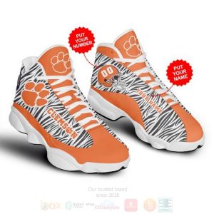 Clemson Tigers Football Ncaa Personalized Air Jordan 13 Shoes Clemson Tigers Air Jordan 13 Shoes