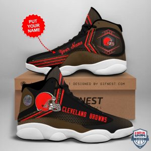 Cleveland Browns Air Jordan 13 Custom Name Personalized Shoes Cleveland Browns Air Jordan 13 Shoes