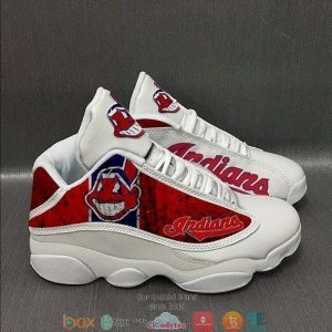 Cleveland Indians Mlb Teams Football Air Jordan 13 Sneaker Shoes Cleveland Indians Air Jordan 13 Shoes