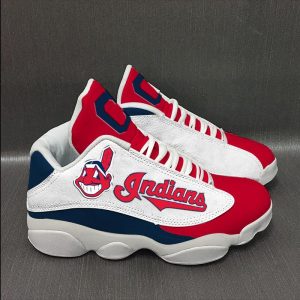 Cleveland Indians Mlb Ver 2 Air Jordan 13 Sneaker Cleveland Indians Air Jordan 13 Shoes