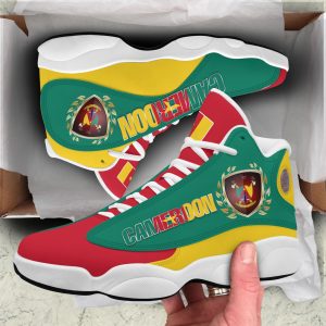 Coat Of Arms Of Cameroon Flag Yellow Green Air Jordan 13 Shoes Coat Of Arms Air Jordan 13 Shoes