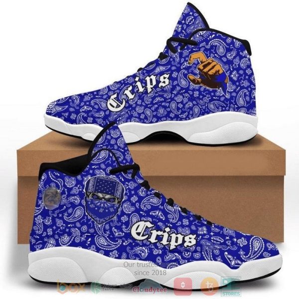 Crips Gang Skull Air Jordan 13 Shoes 2 Skull Air Jordan 13 Shoes