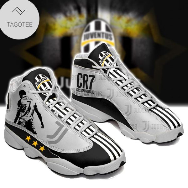 Cristiano Ronaldo And Juventus Sneakers Air Jordan 13 Shoes Juventus FC Air Jordan 13 Shoes