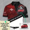 Custom Jaguar Sports Car Racing All Over Print Polo Shirt Jaguar Car Polo Shirts