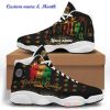 Custom Name Gift For Birthday October Queens Air Jordan 13 Shoes Queen Air Jordan 13 Shoes