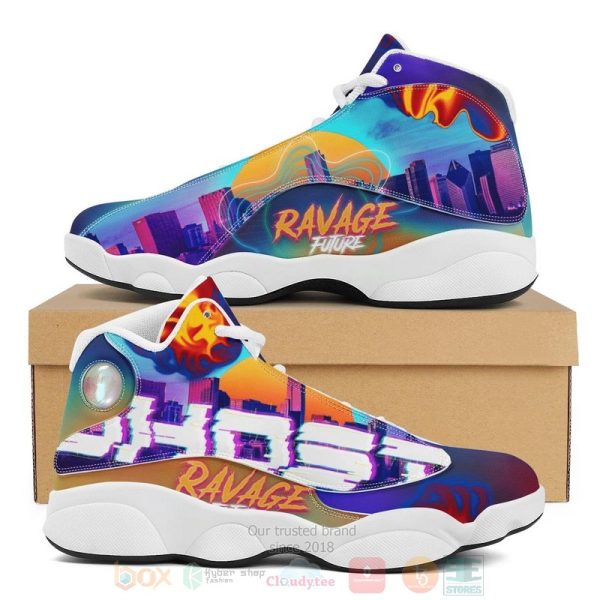 Cyberpunk Game Ravage Future Air Jordan 13 Shoes Cyberpunk Air Jordan 13 Shoes