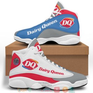 Dairy Queen Logo Bassic Air Jordan 13 Sneaker Shoes Dairy Queen Air Jordan 13 Shoes