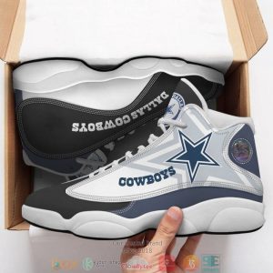 Dallas Cowboys Football Nfl Big Logo Air Jordan 13 Sneaker Shoes Dallas Cowboys Air Jordan 13 Shoes