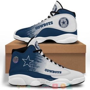 Dallas Cowboys Football Nfl Logo Air Jordan 13 Shoes Dallas Cowboys Air Jordan 13 Shoes