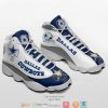 Dallas Cowboys Nfl Skull Big Logo Football Team Air Jordan 13 Sneaker Shoes Dallas Cowboys Air Jordan 13 Shoes