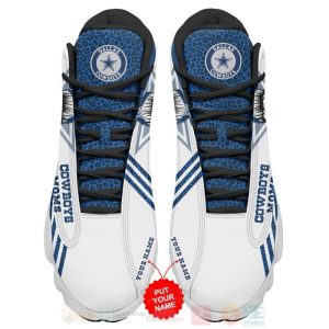 Dallas Cowboys Nfl Skull Football Custom Name Air Jordan 13 Shoes Dallas Cowboys Air Jordan 13 Shoes