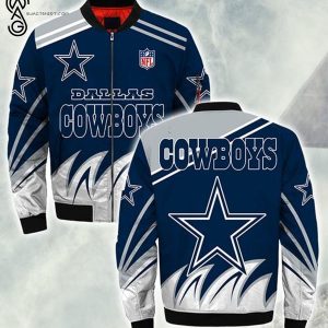 Dallas Cowboys Team Nfl All Over Printed Bomber Jacket Dallas Cowboys Bomber Jacket