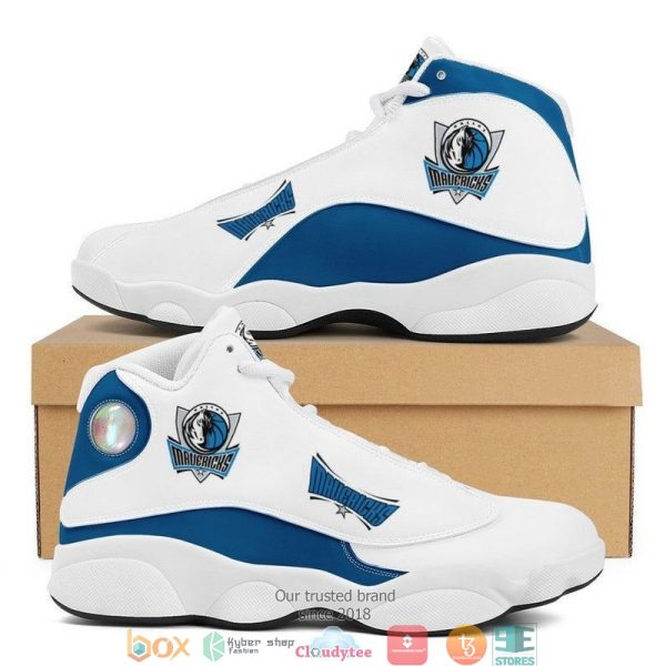 Dallas Mavericks Nba Football Team Big Logo Air Jordan 13 Sneaker Shoes Dallas Mavericks Air Jordan 13 Shoes