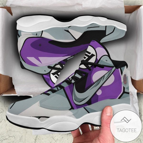 Dbz Frieza Sneakers Custom Anime Dragon Ball Air Jordan 13 Shoes Dragon Ball Air Jordan 13 Shoes