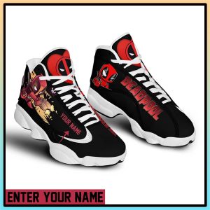 Deadpool Custom Name Air Jordan 13 Shoes Marvel Heroes Avengers Air Jordan 13 Shoes